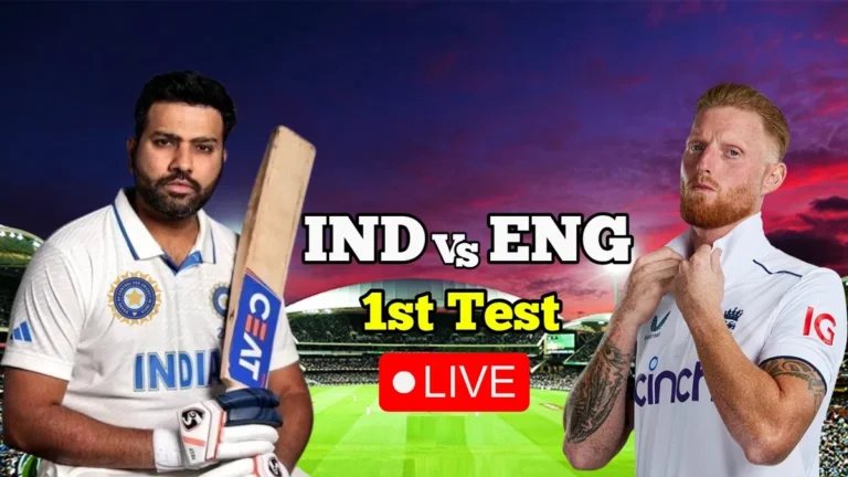 India National Cricket Team vs England Cricket Team Match Scorecard